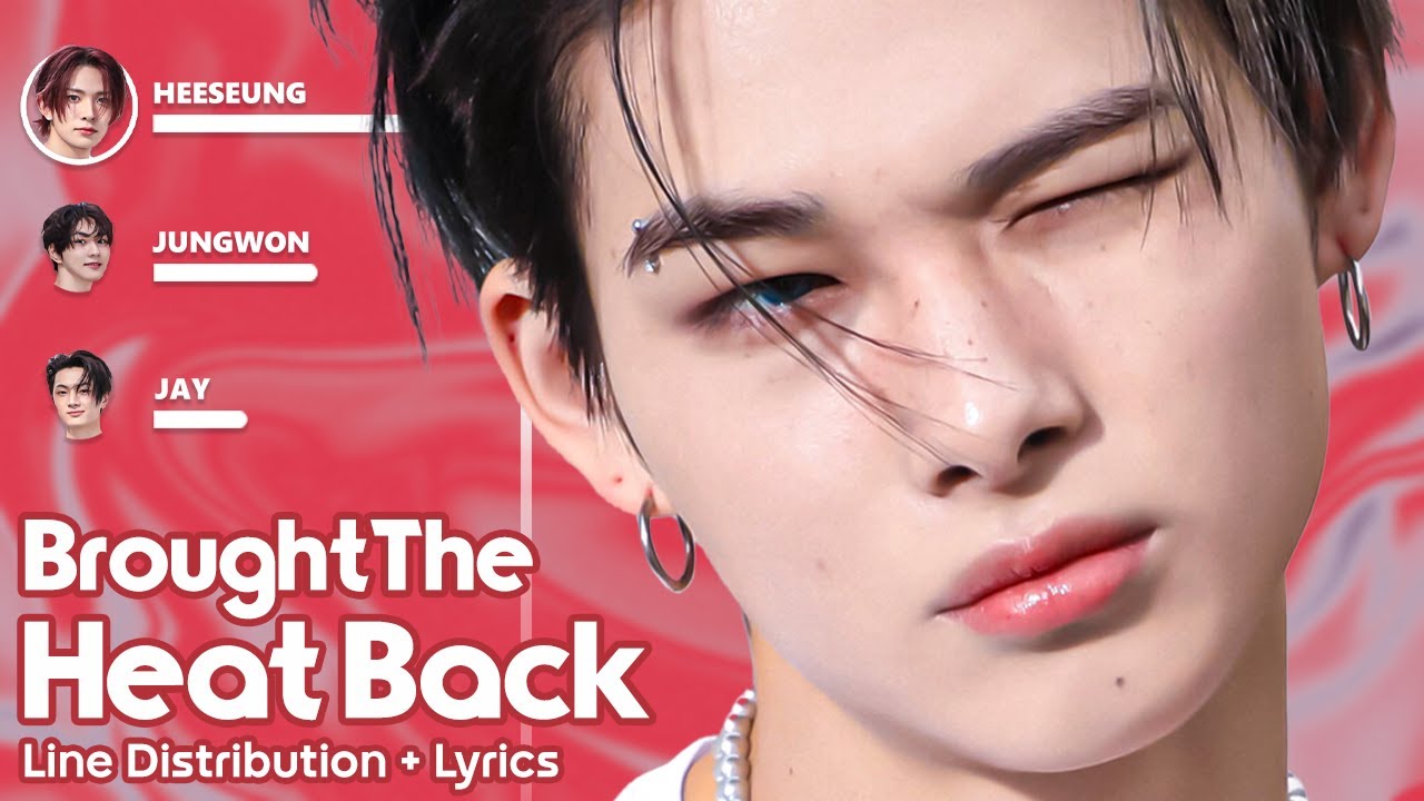 ENHYPEN - Brought The Heat Back - Line Distribution + Lyrics #enhypen   #trending