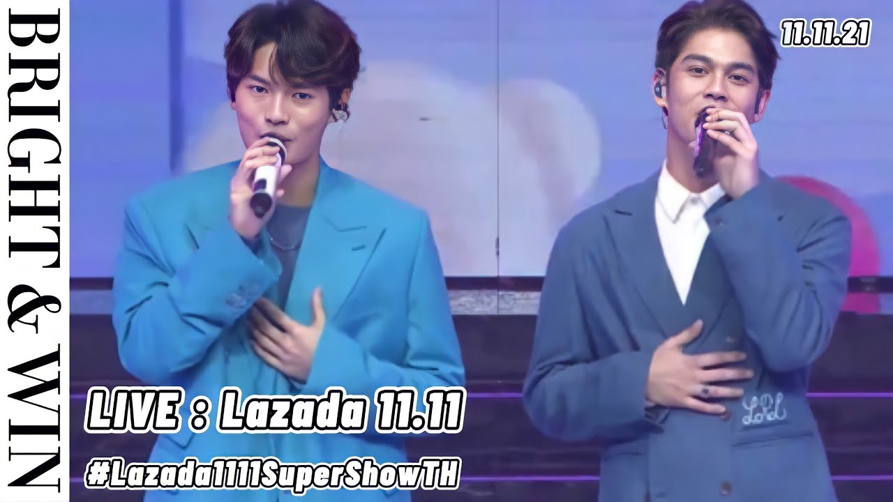 [111121] ไบร์ท วิน | โชว์ กอดที Ten Years Later, คู่กัน Lazada11.11 #Lazada1111SuperShowTH #ไบร์ทวิน
