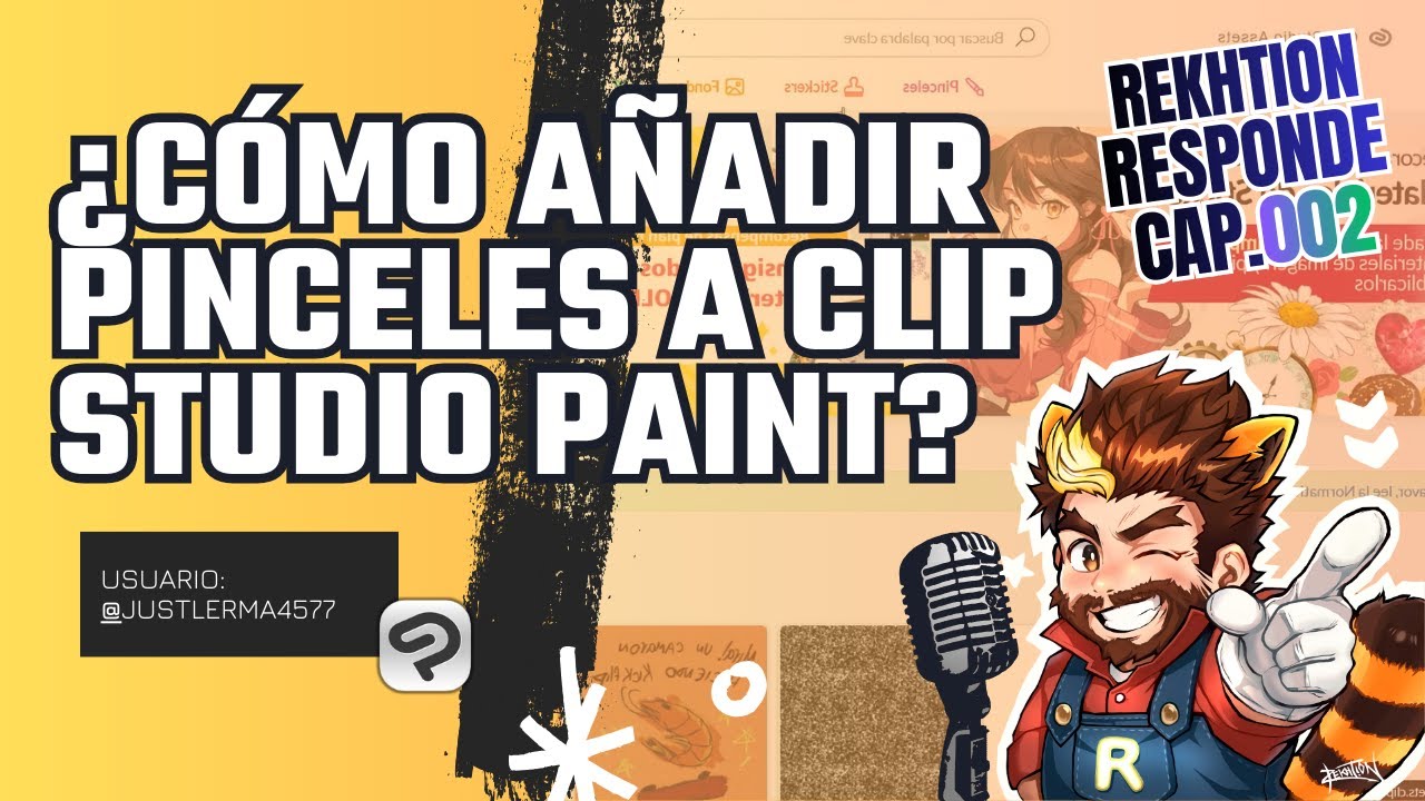 ¿Cómo descargar y añadir pinceles y materiales a Clip Studio Paint?🎙️ Respondiendo