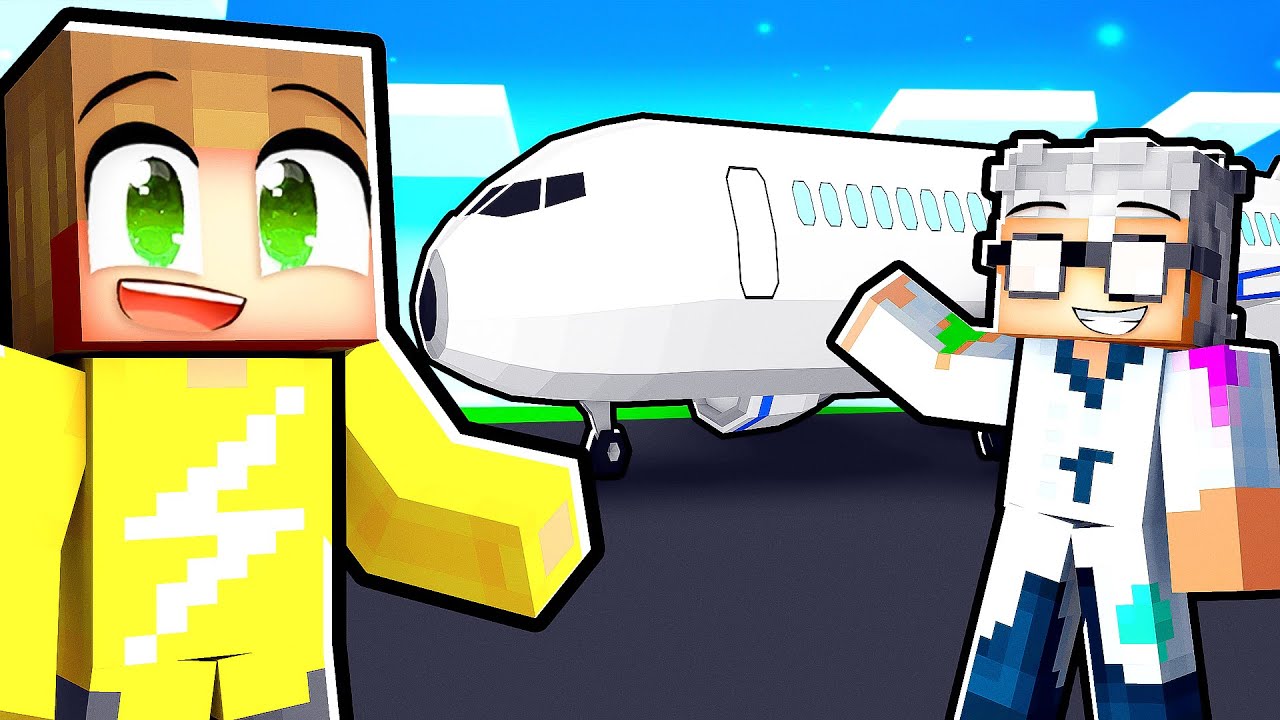 Ik Krijg Een Vliegtuig Van De Professor! (Minecraft Survival)