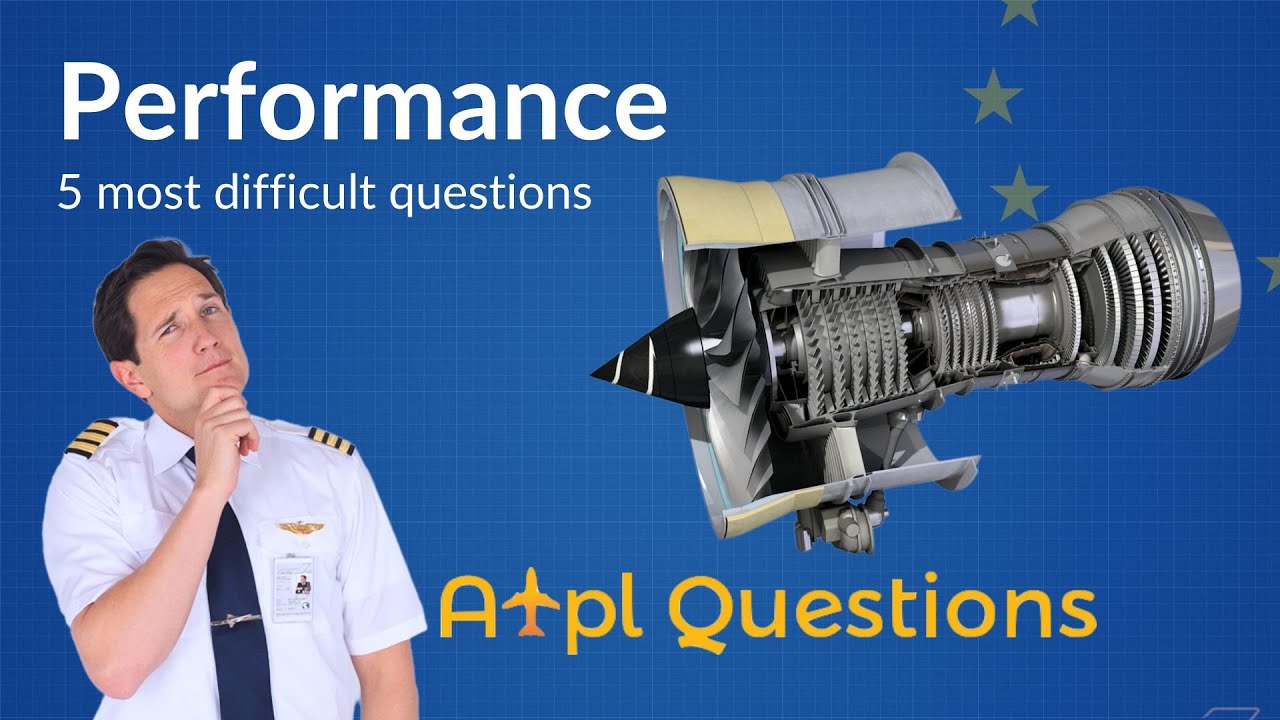 TOUGHEST 5 Performance questions from EASA ATPL Questions database! Captain Joe & Fabi