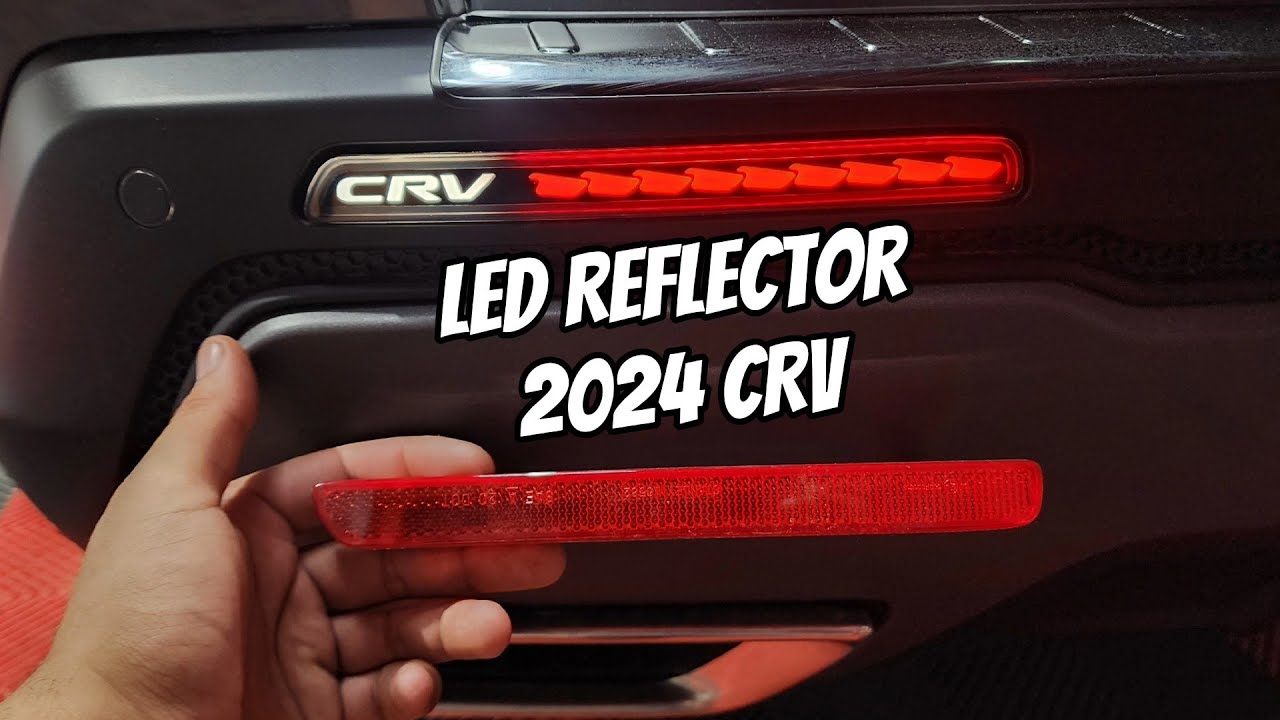 Установка уникальных светодиодных отражателей на Honda CRV 2023 года