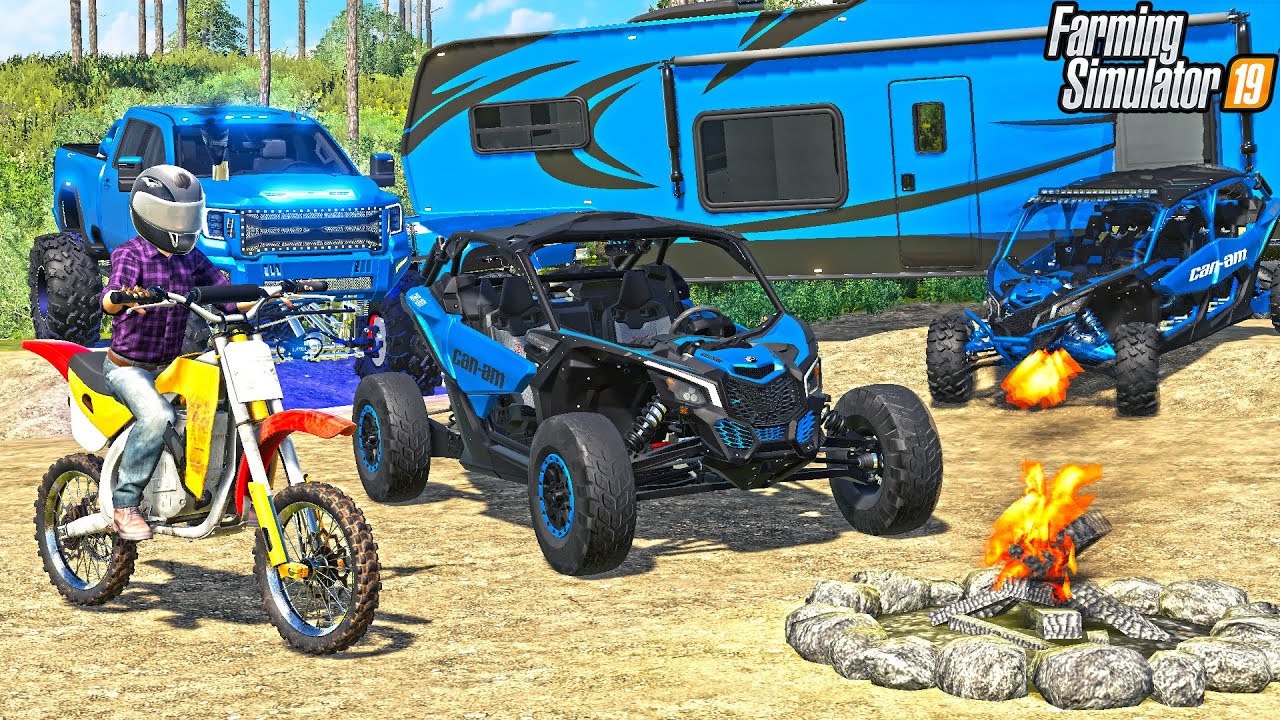 CAMPING TRIP WITH EVERY OFFROAD TOY | FARMING SIMULATOR 2019