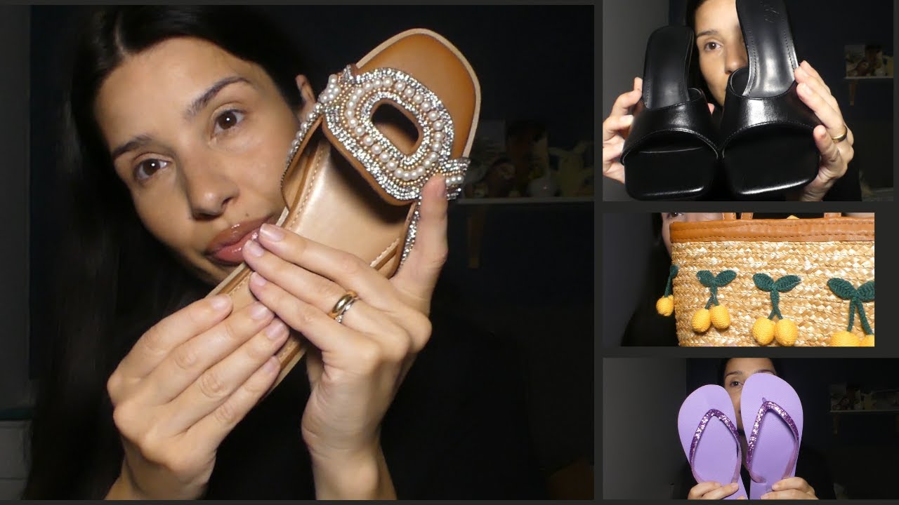 ASMR L' HAUL DELLA DOMENICA 👠👜 | SCARPE E BORSE BELLISSIMEEEEE | SHEIN