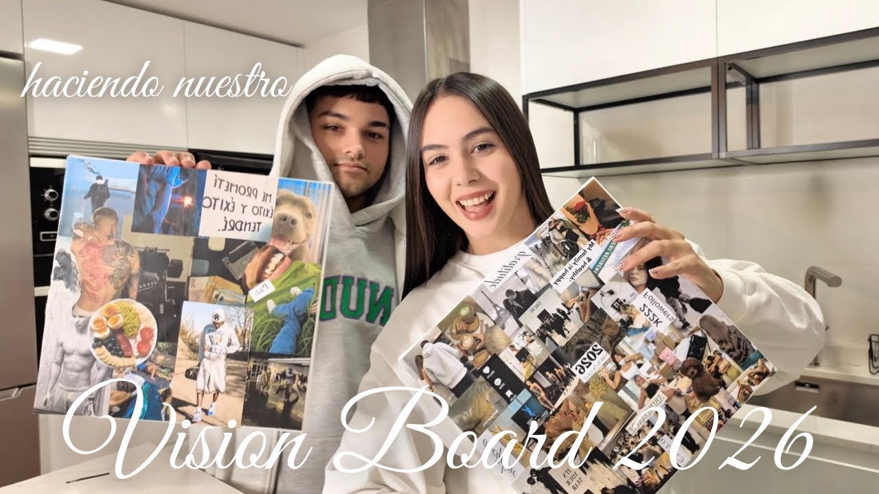 VLOGMAS #4 | Haciendo nuestro Vision Board de 2026 | Qué cumplimos y qué no?