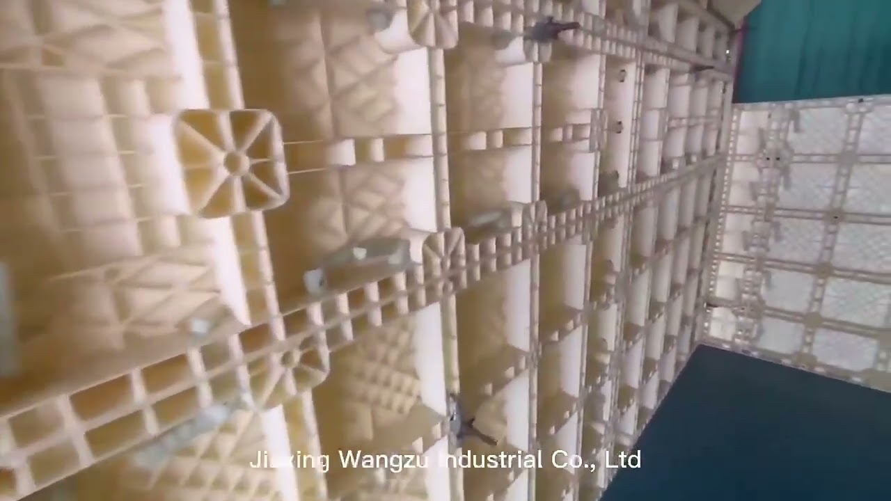 Plastic formwork for the culvert construction 