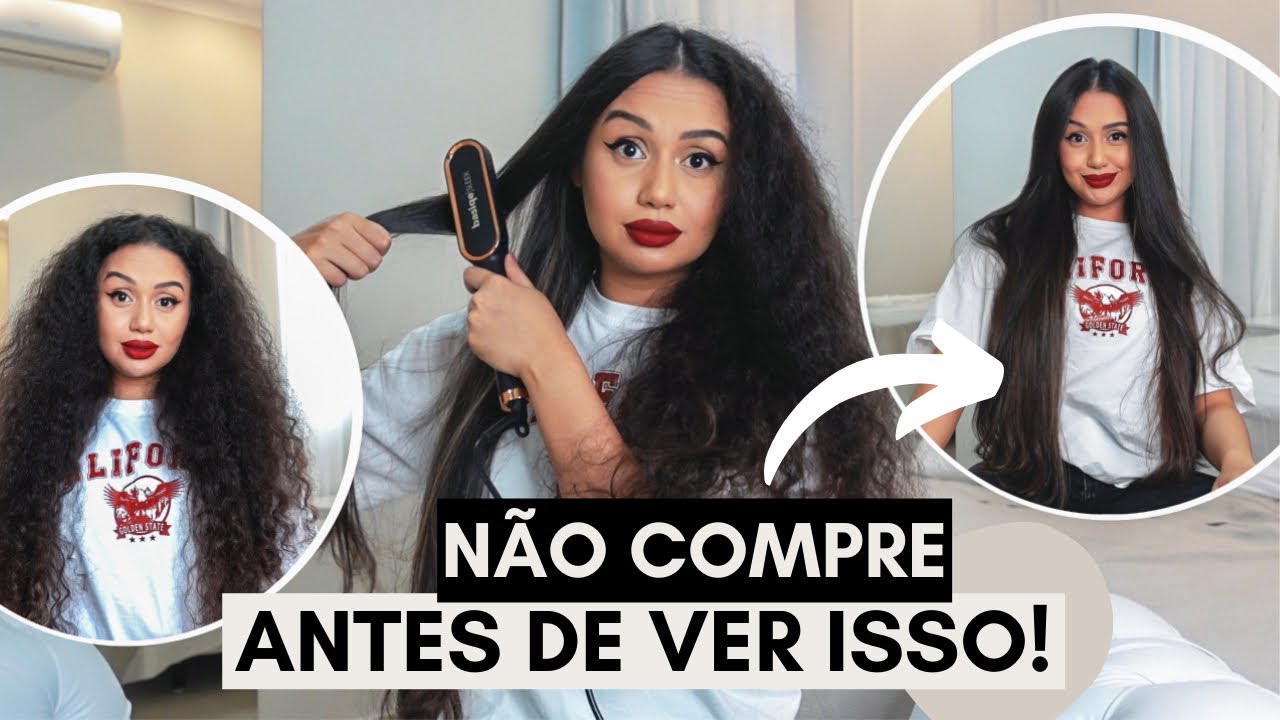 ALISEI O MEU CABELO CACHEADO COM A *BASIQE SLEEK GOLD* FUNCIONA?
