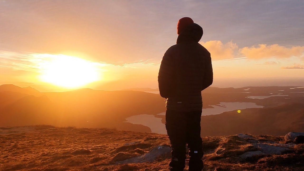 Solo Summit Camp on Cul Beag