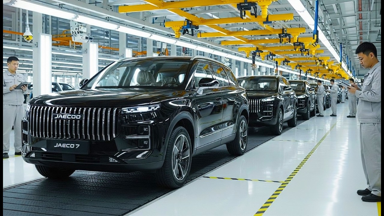 How Jaecoo 7 SUVs Are Made | Inside Chinese Luxury Car Factory (Full Process)