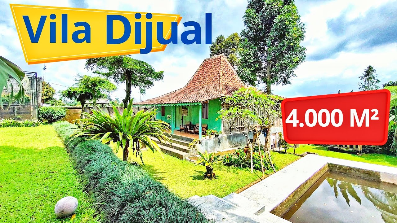 vila dijual tanah luas 4000 M²