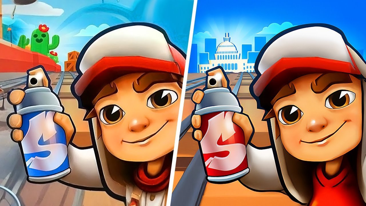 Subway Surfers Berlin 🆚 Subway Surfers Venice, Subway Surfers Map Comparison