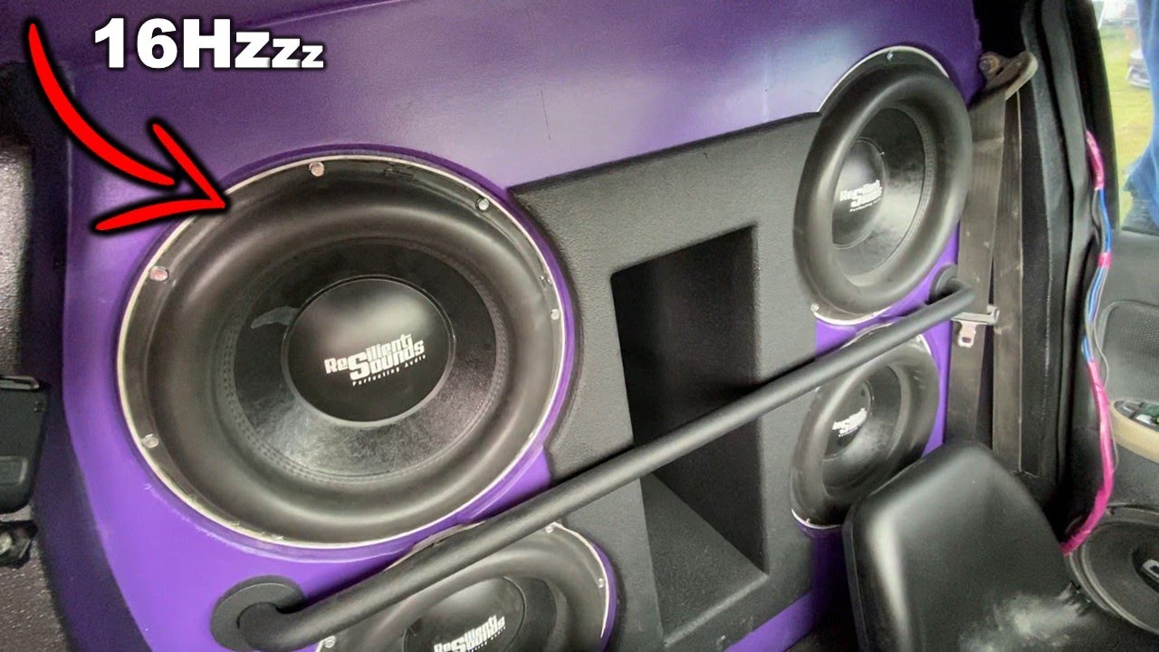 Playing 16HZ in THIS Insane Subwoofer FLEX Demo!
