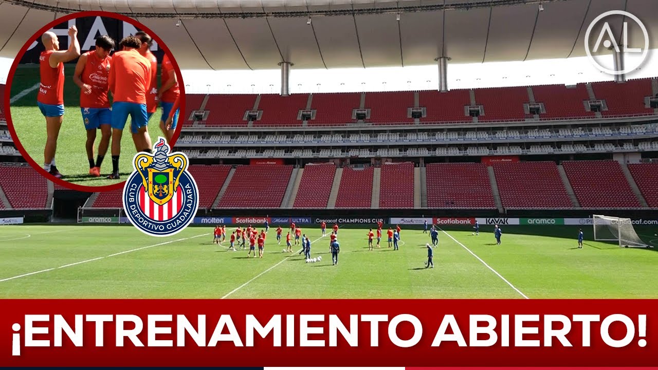 🚨¡POR FIN!, MIRA EL ENTRENAMIENTO ABIERTO DE CHIVAS DE ESTA MAÑANA EN EL ESTADIO AKRON