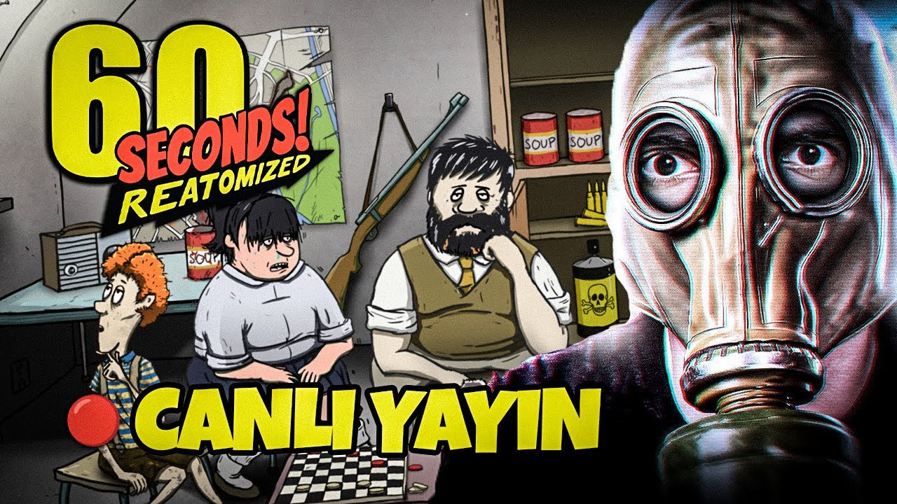 NÜKLEER SAVAŞTAN TEKRARDAN KAÇIYORUZ! | 60 SECONDS! (Reatomized) 🔴CANLI YAYIN
