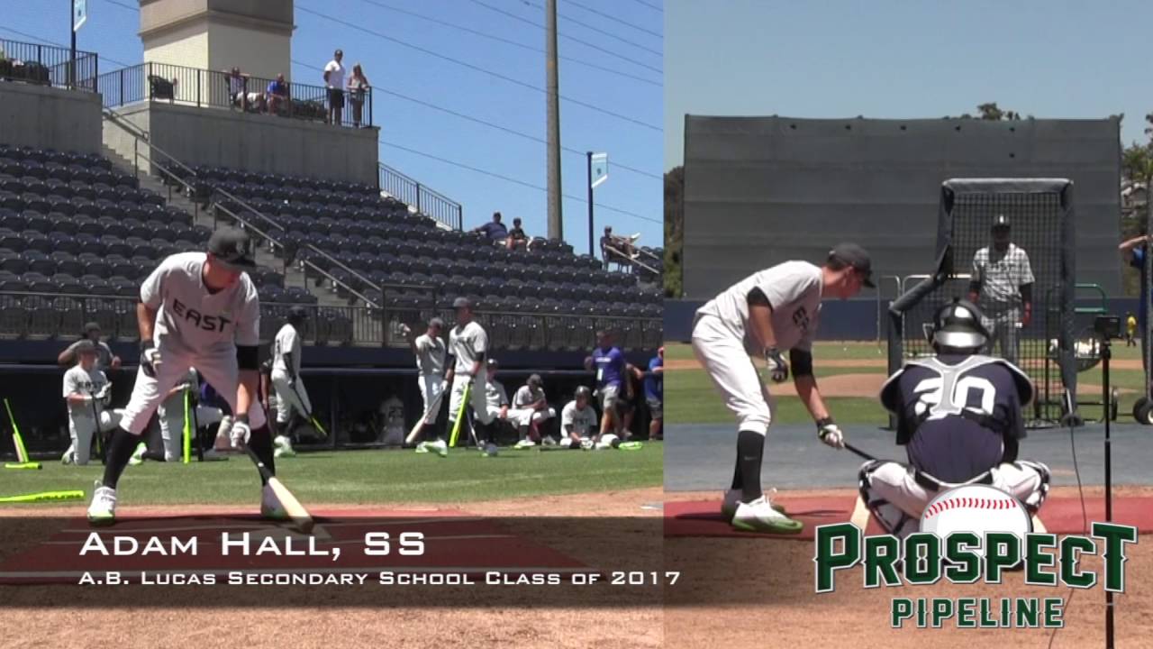 Adam Hall Prospect Video, SS, A.B. Lucas Secondary School Class of 2017, HR Derby at PGAAC