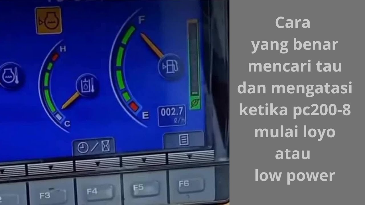Cara mengatasi pc200-8 mulai loyo atau  low power