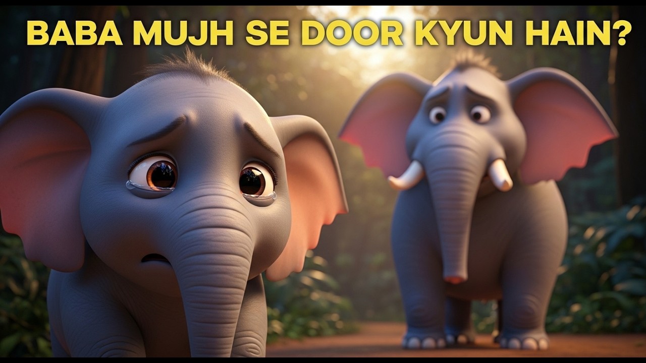Baba Mujh Se Door Kyun Hain?😢 | Golu Ki Dil Chhoo Jane Wali Jungle Kahani