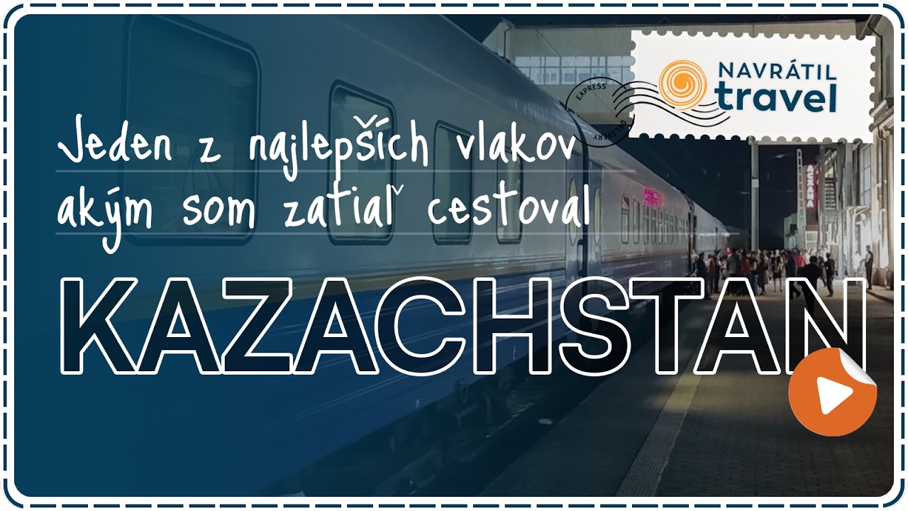 Kazachstan - vlak na trase Karaganda - Almaty