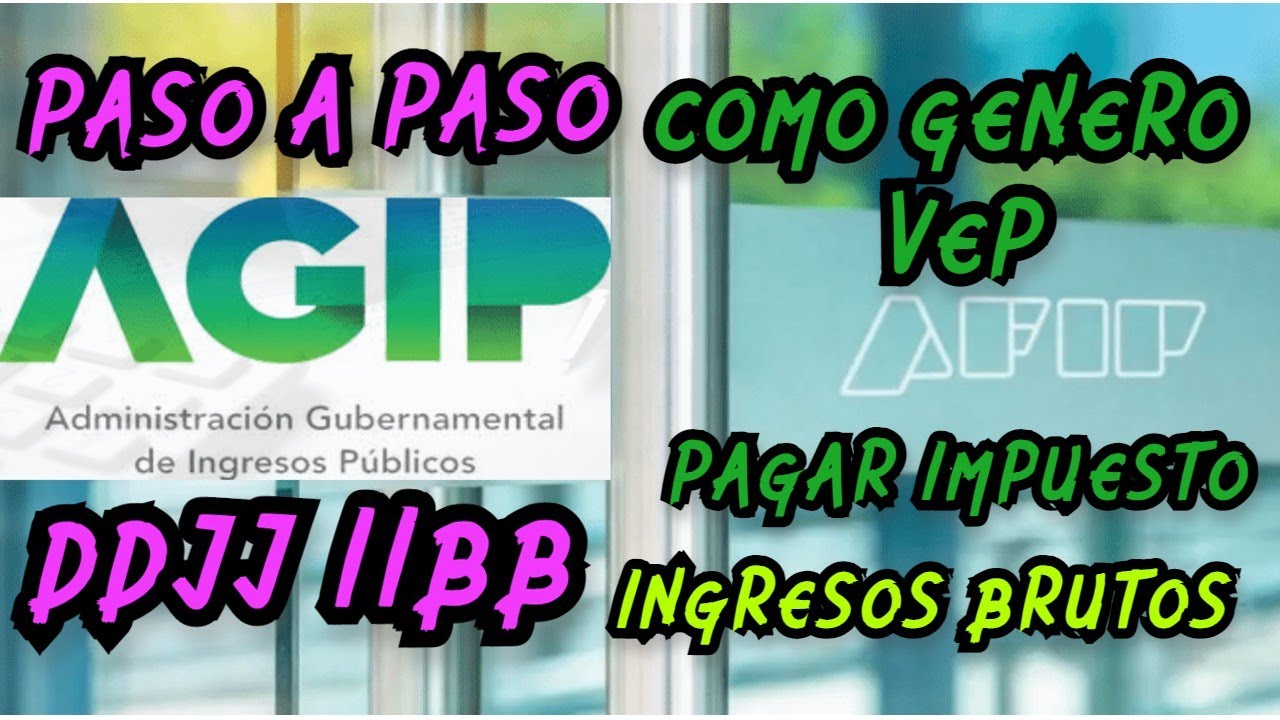 COMO HACER DDJJ (Declaraci&oacute;n Jurada) INGRESOS BRUTOS (IIBB) CABA Y COMO HACER VEP EN AFIP (COMPLETO)