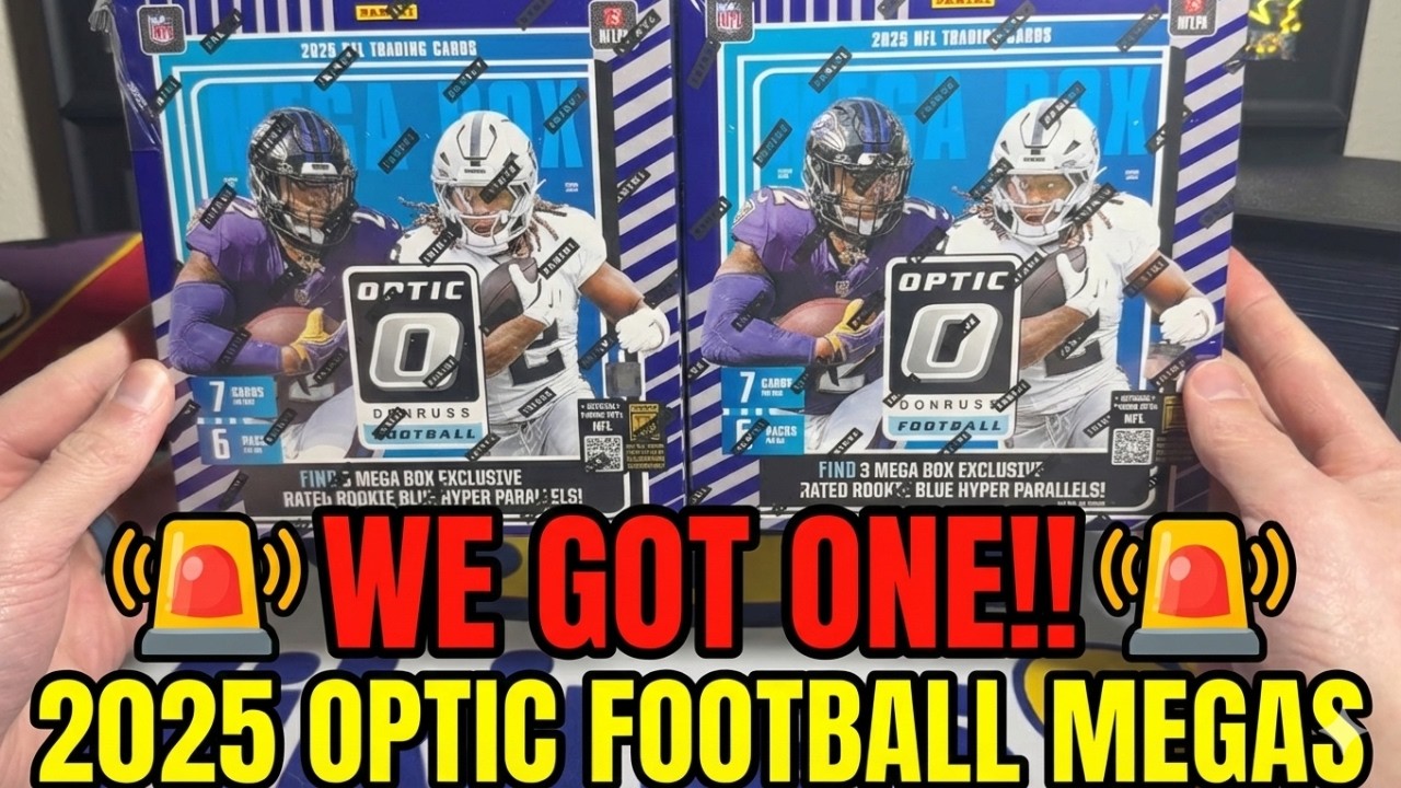 *🚨WE GOT ONE!!🚨* BIG PULL FROM A 2025 OPTIC FOOTBALL MEGA BOX FROM WALMART!