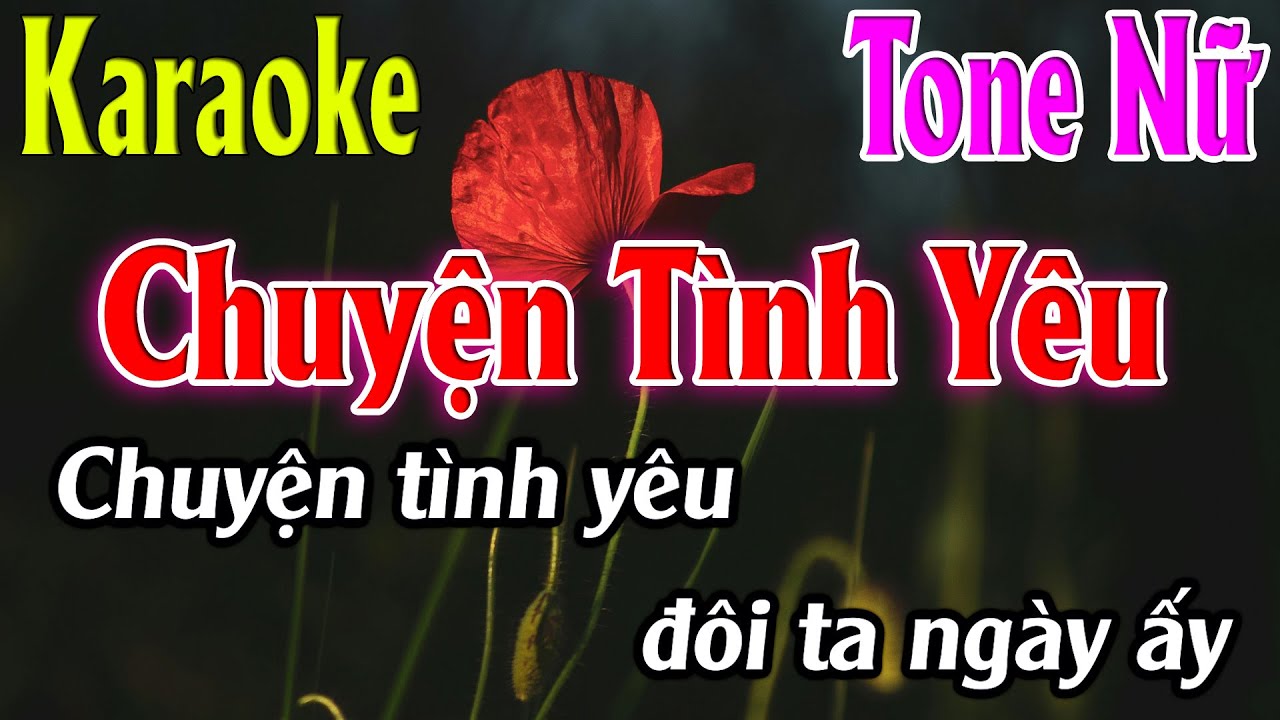Chuyện Tình Yêu Karaoke Tone Nữ ( C#m ) Beat Hay | Karaoke Lâm Organ