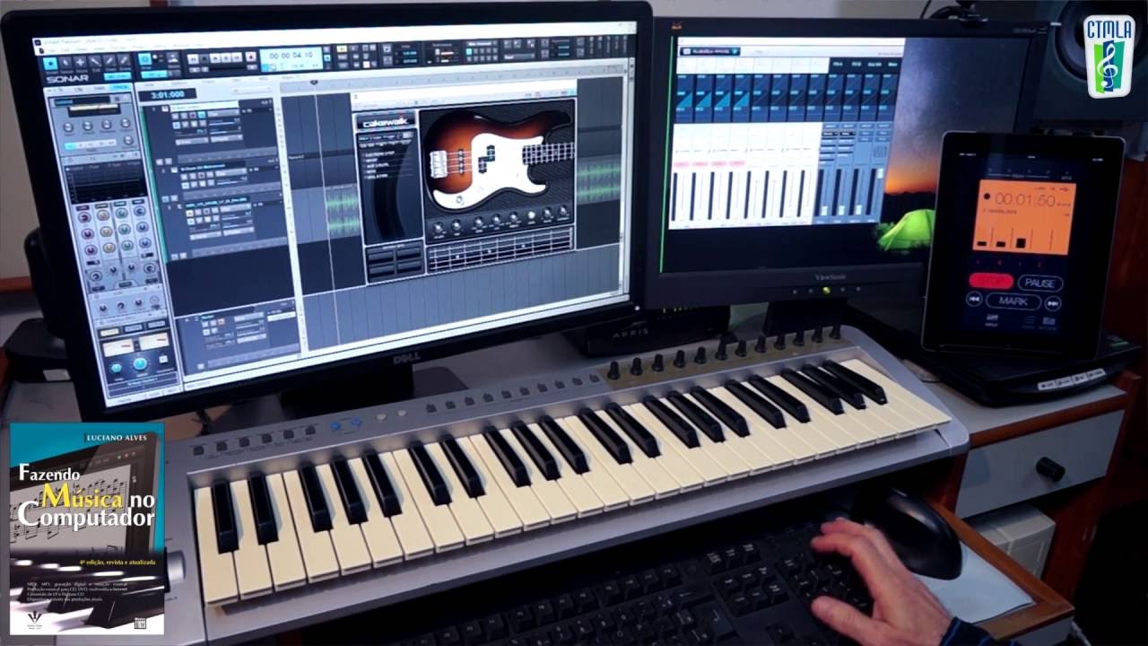 Como gravar baixo virtual. Tutorial por Luciano Alves.