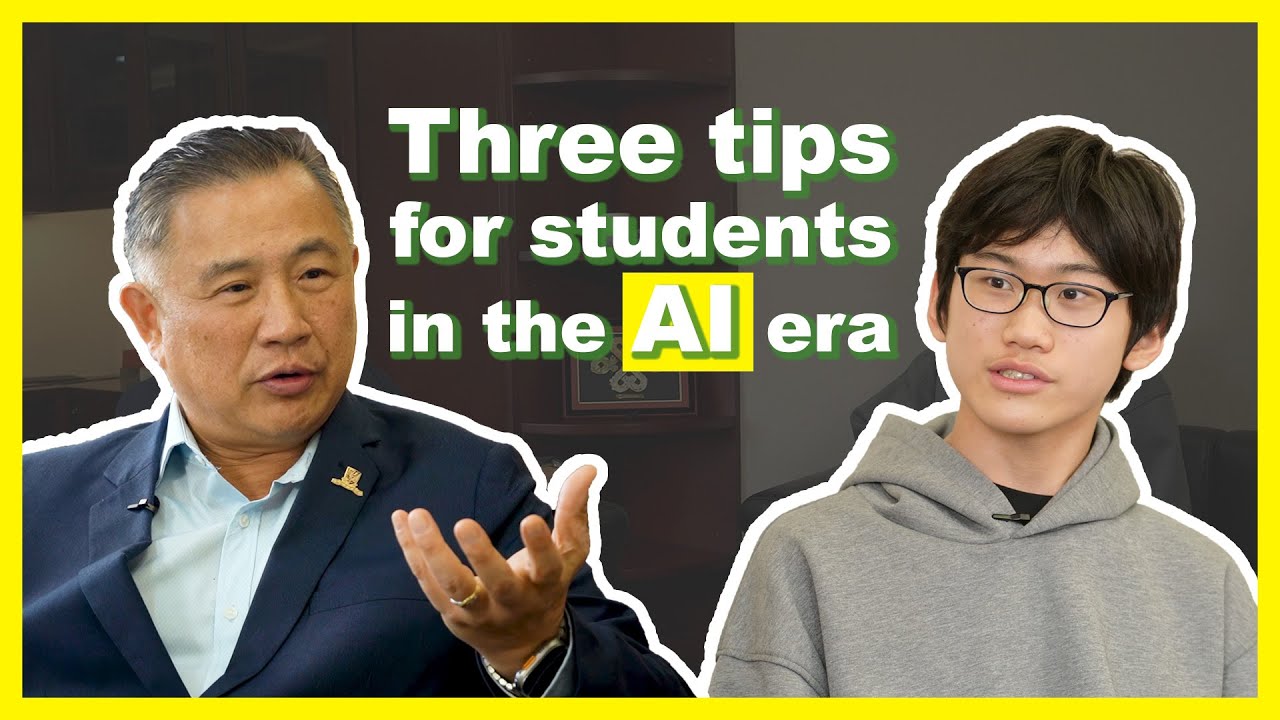 How should high school students prepare for the age of AI?