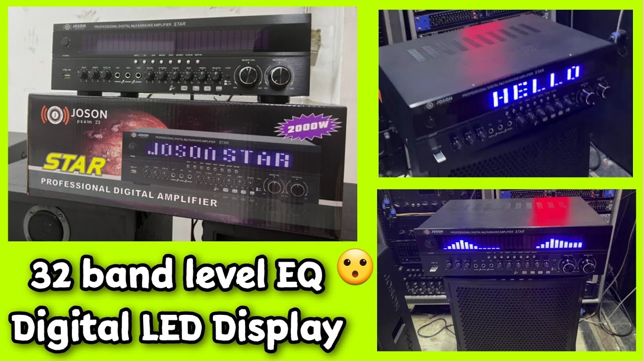 Joson Digital Amplifier Star (Specs, Price and Features) LED Display!