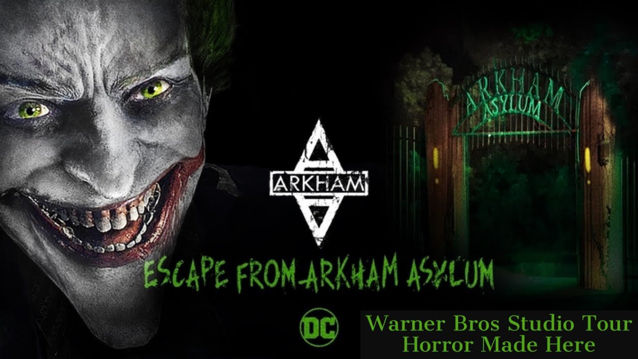 Join the Joker at Arkham Asylum Warner Bros Studio Tour Maze