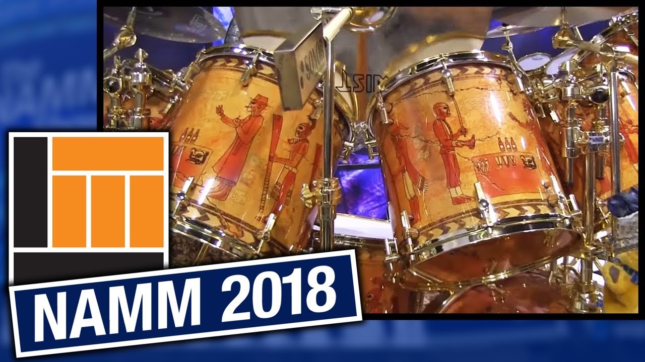 L&M @ NAMM 2018: Nicko McBrain's Book of Souls Drum Set Tour