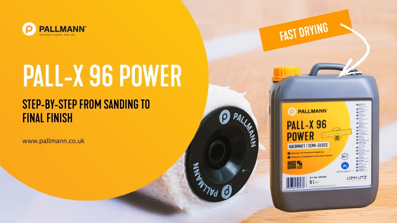 PALLMANN PALL-X 96 Power: Step-by-Step From Sanding To Final Finish