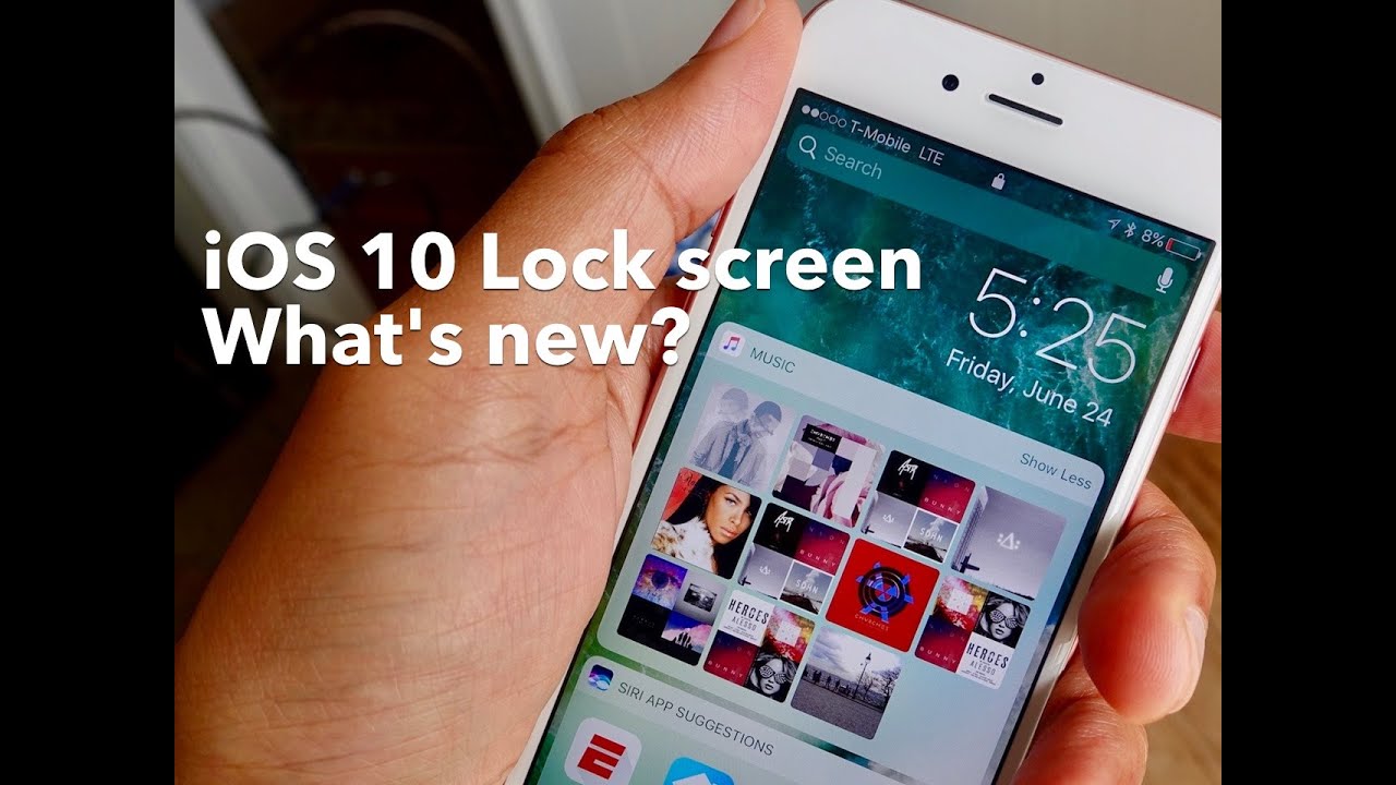 iOS 10: Lock screen - What's new?