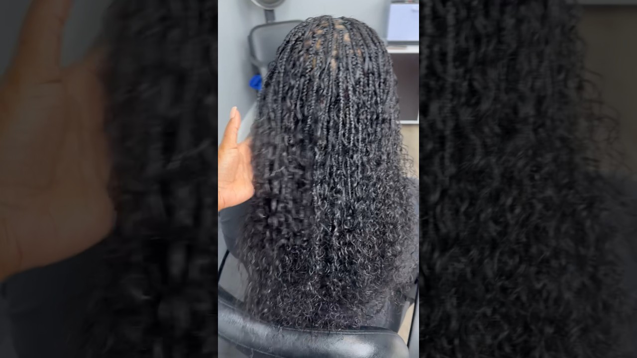 Look how these tree braids came out! Before n after #braid #treebraids #howto #style #hairstyles