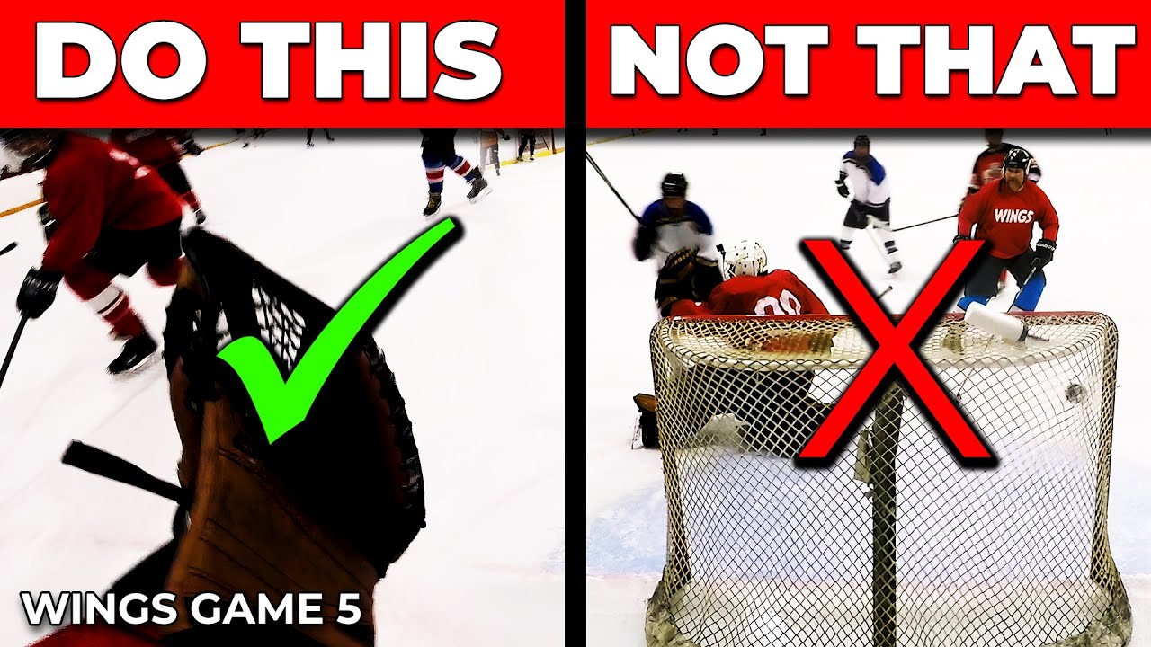 Make More Glove Saves... Here Is How | GoPro Hockey Goalie - Wings Game 5