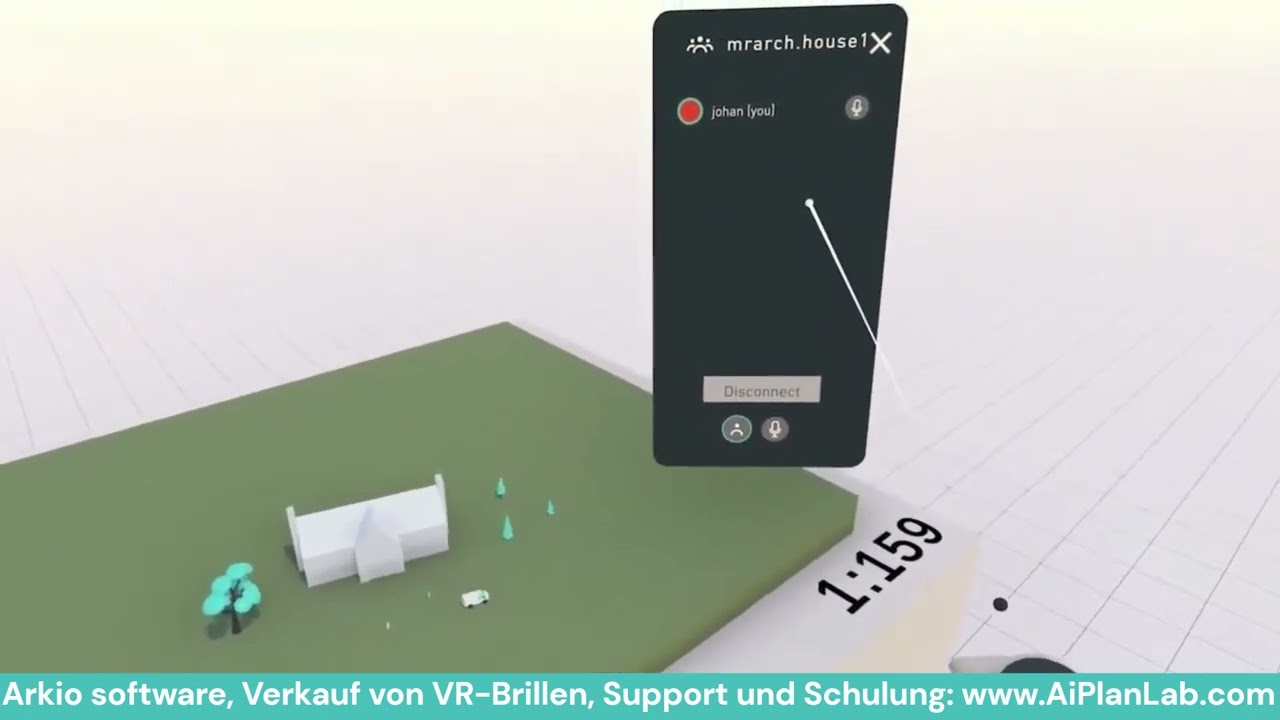 Learn Arkio – VR – Meetings starten und beitreten