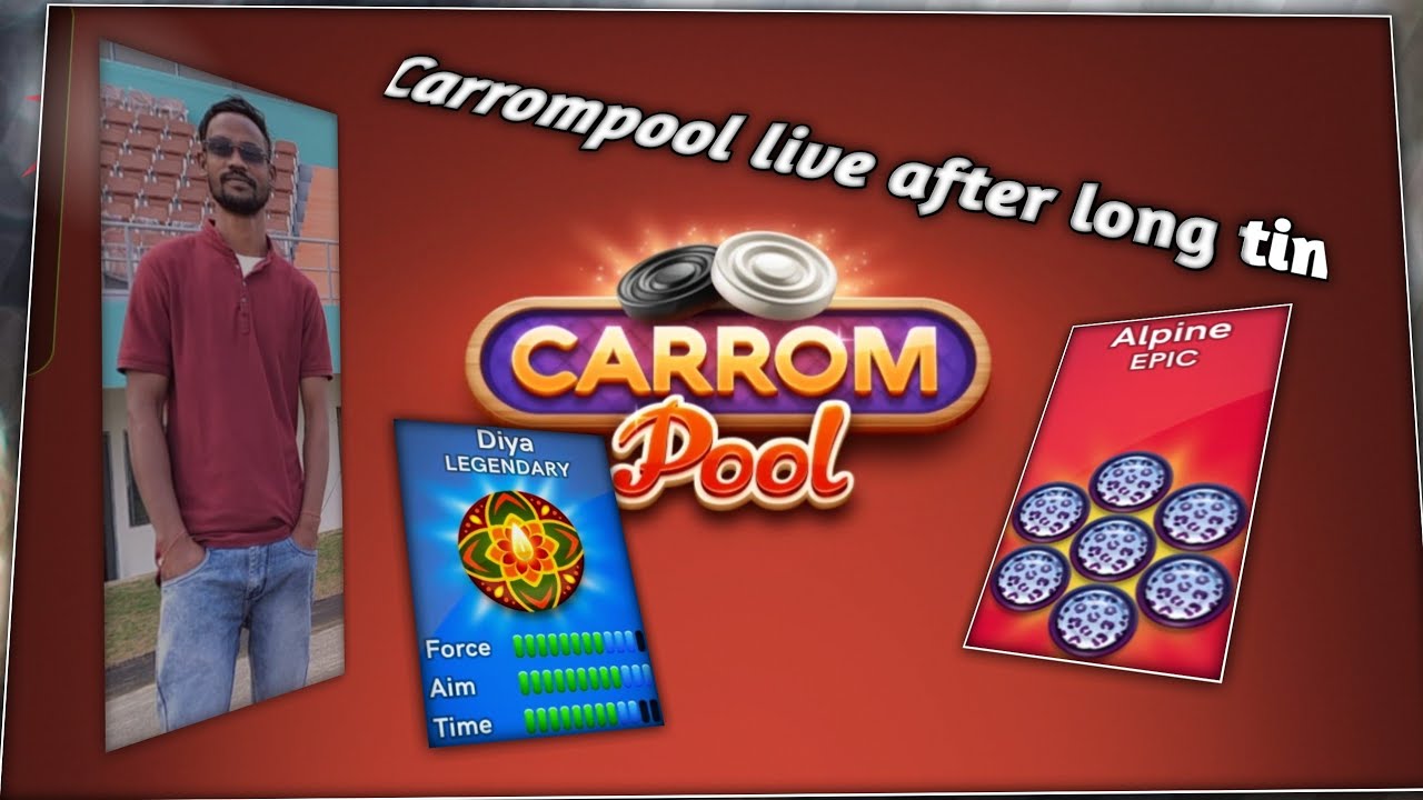 Carrompool live🔴Diya legendery🎉 Alpine Epic ✨👌#carrompoollive#Moongamer