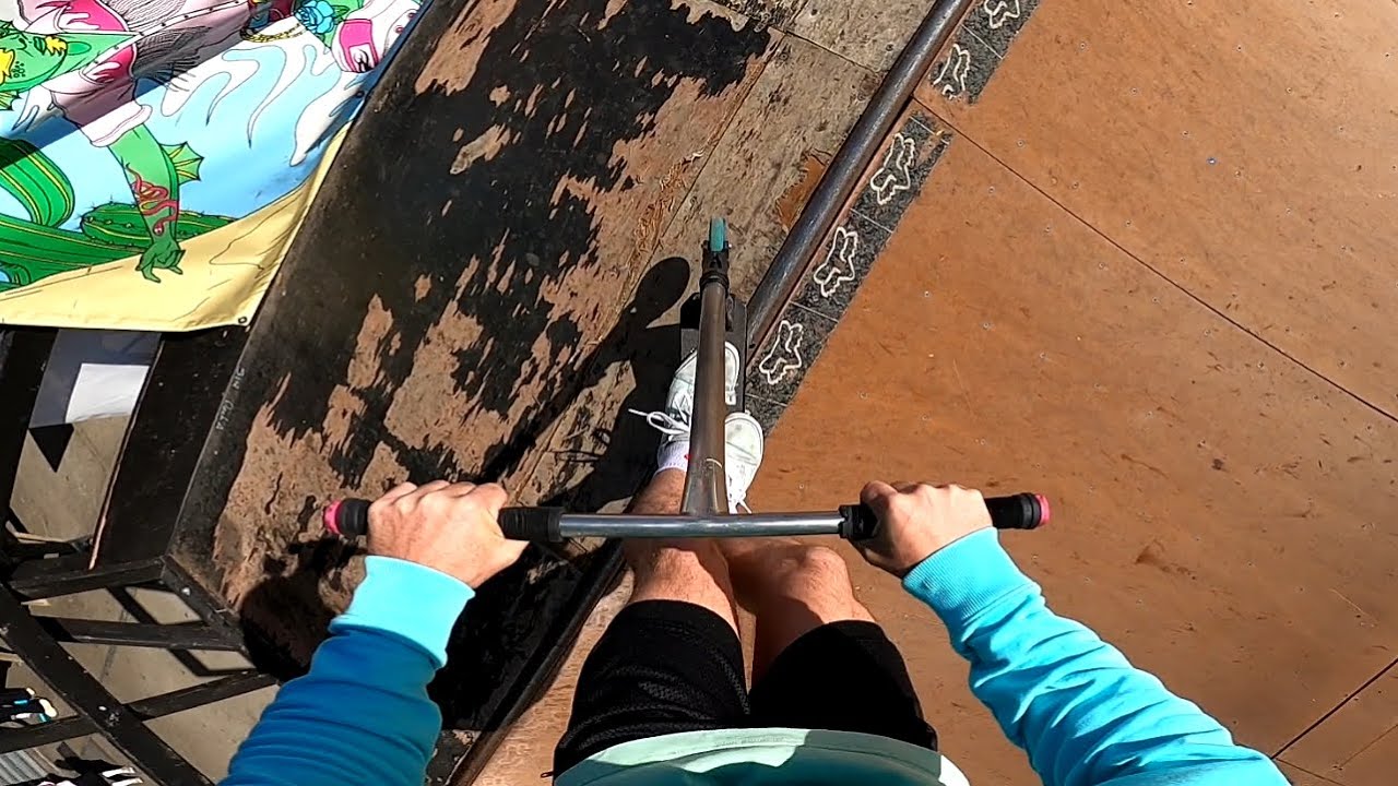 Easy way to feeble stall on scooter