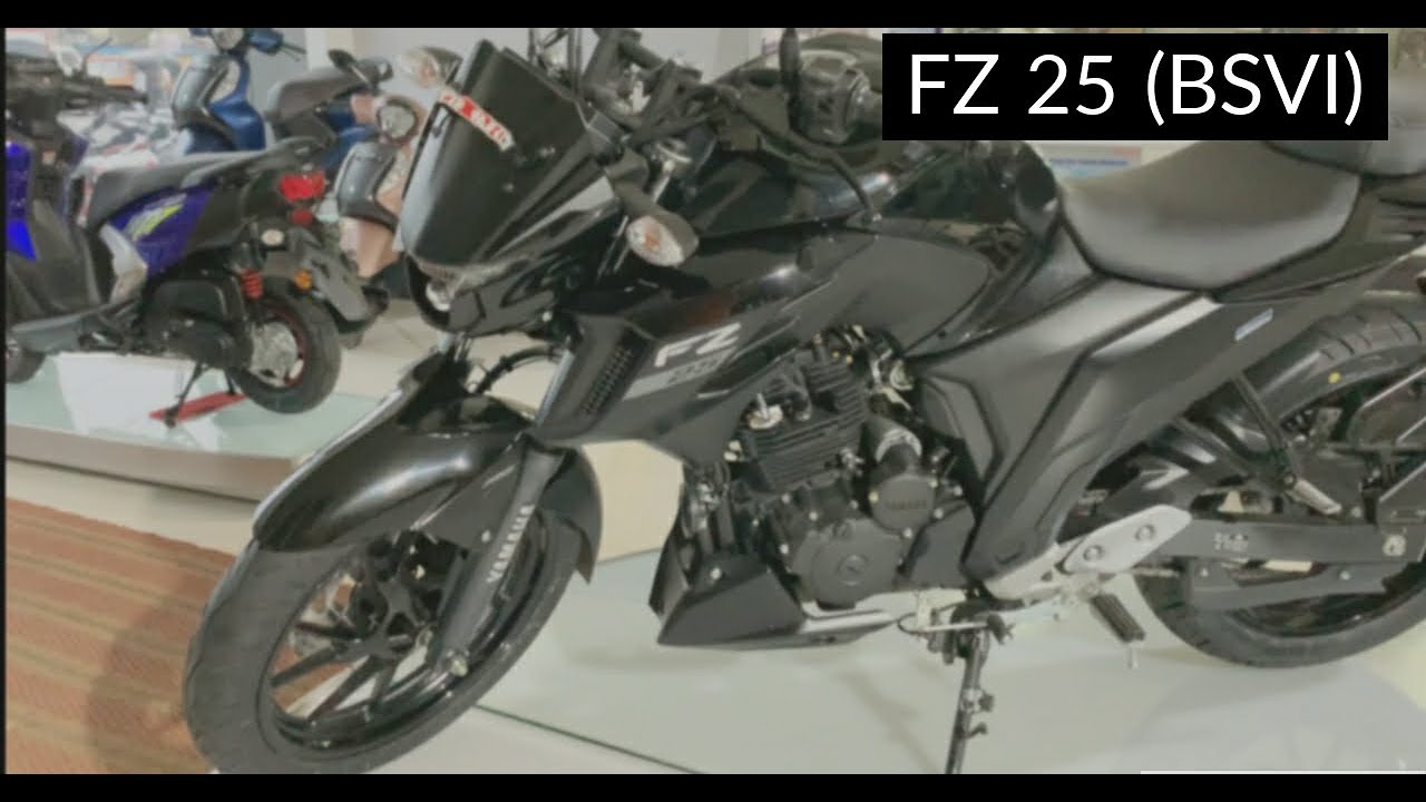 Yamaha Fz25 BS6 | Black color | walkaround | Furious Moto