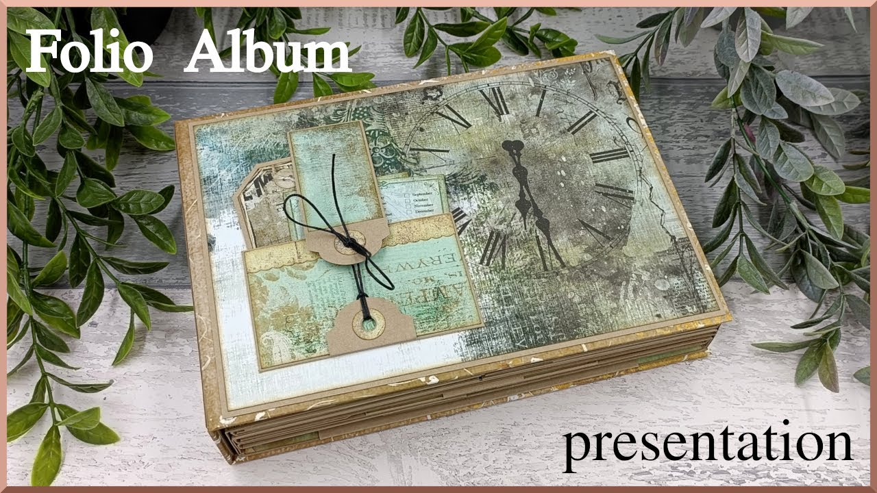 Folio Album - Universal Mini Photo Album - Craft O'Clock - Hazel Street - presentation, scrapbooking