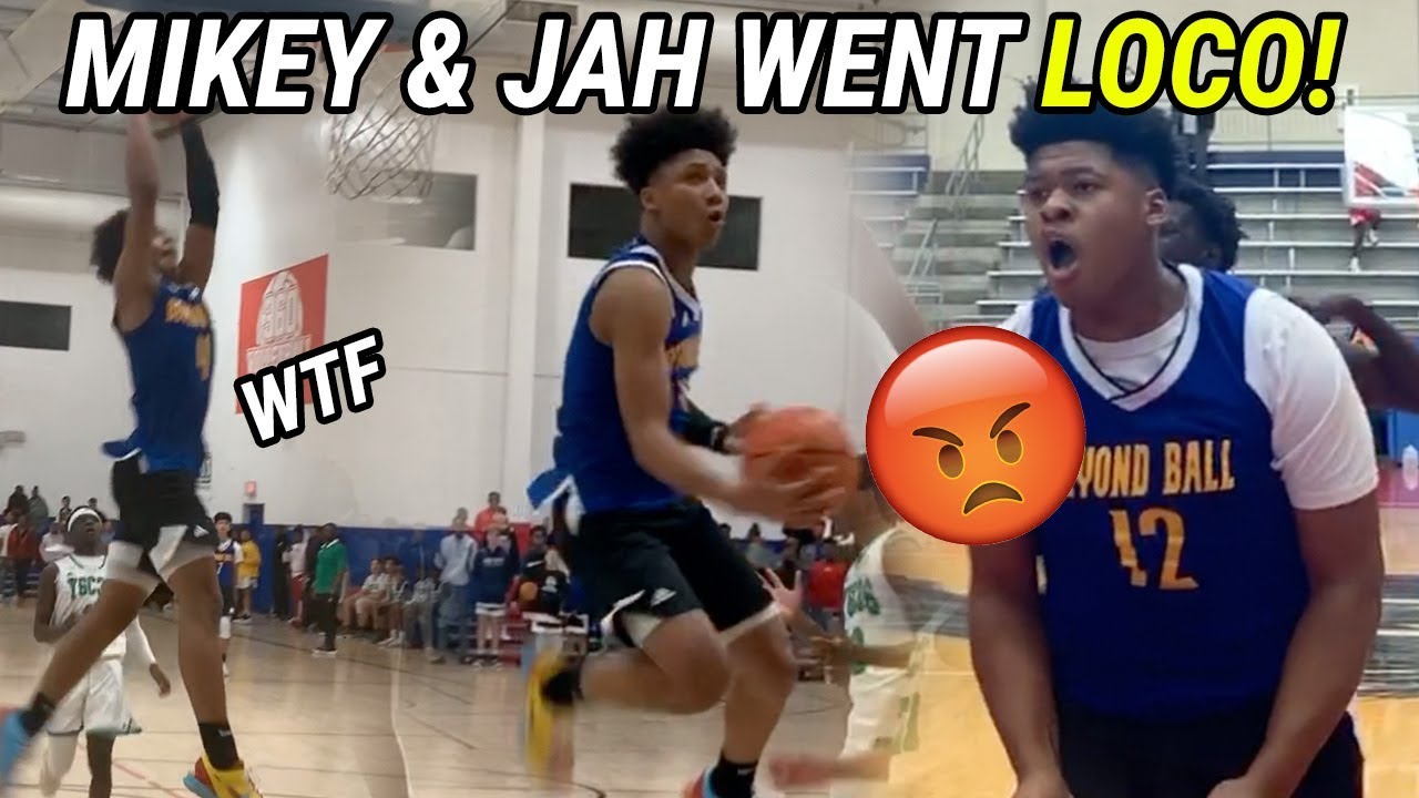Eighth Graders Mikey Williams And Jahzare Jackson ARE BACK! DUNKS, BLOCKS... It's Not Fair 😨