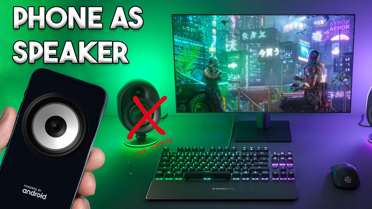 How To Use Android Phone as Wireless Speaker for PC