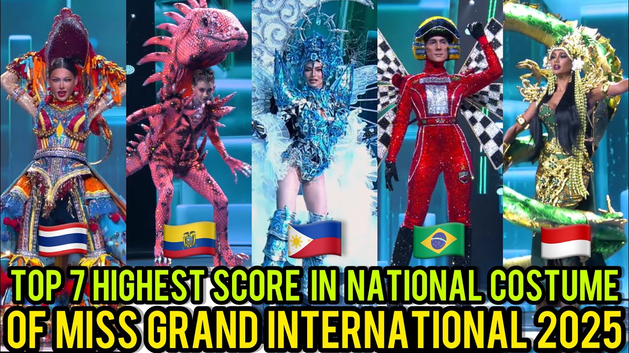 Top 7 Best In National Costume Competition of Miss Grand International 2025 | Emma Tiglao Pasok!