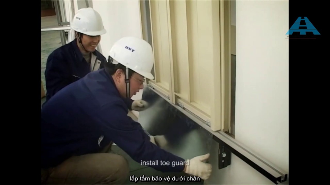 VOB2 - Hướng dẫn lắp đặt cửa tầng thang máy [Thang máy Huy Hoàng]