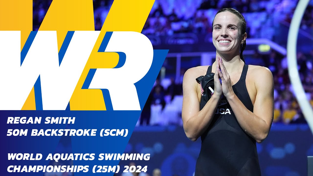 🚨 Regan Smith Shatters 50m Backstroke World Record at 2024 Swim Champs! 🇺🇸