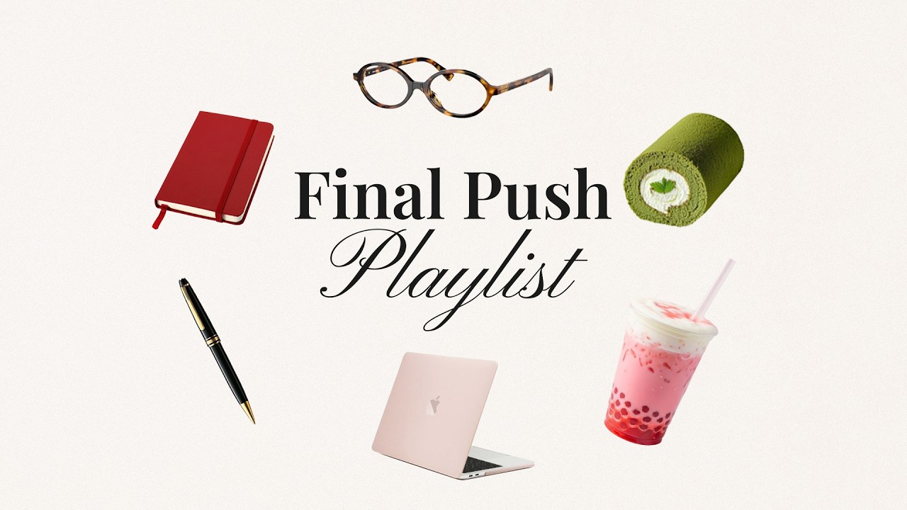 Final Push - Aesthetic Lofi Beats for Exam Prep, Focus & Deep Concentration