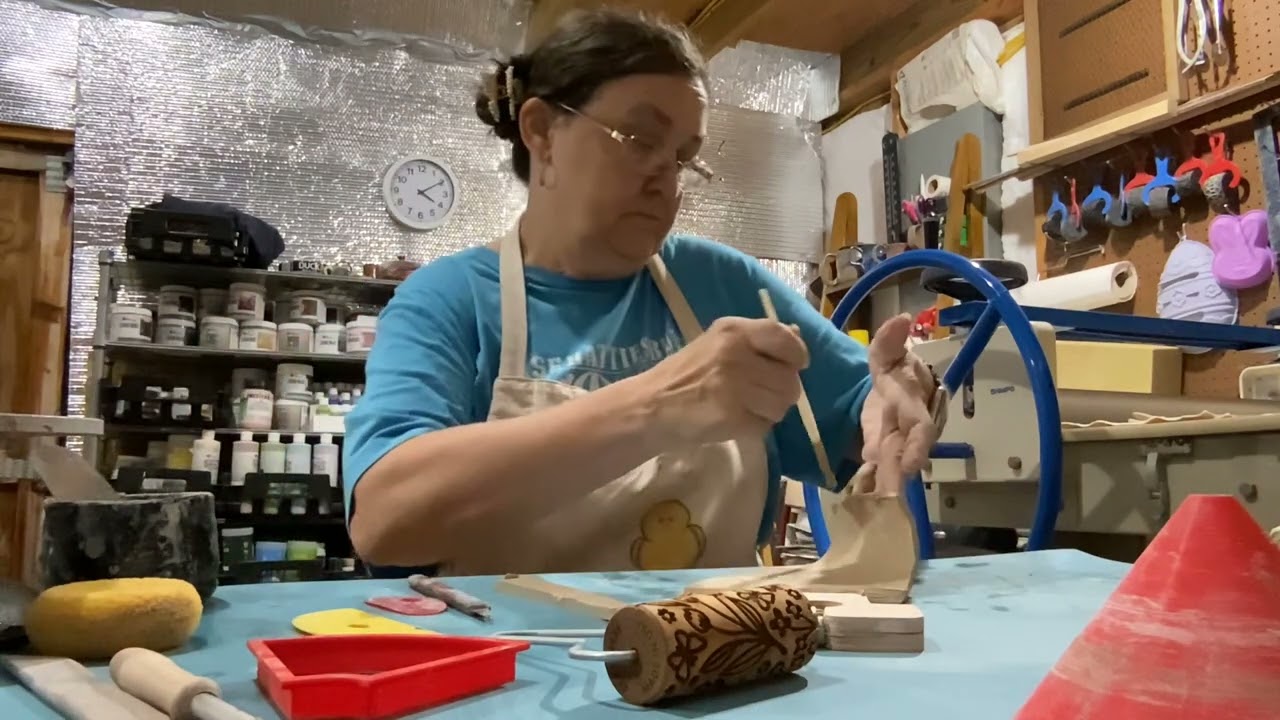 Dianna’s Mud Shop: how to make garden bells #pottery #deladesigngifts cutters