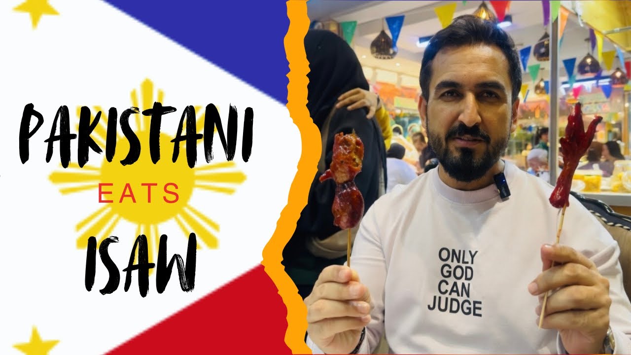 Life in UAE | Pakistani married to Filipina eats extreme street food | Barrio Fiesta in Dubai 