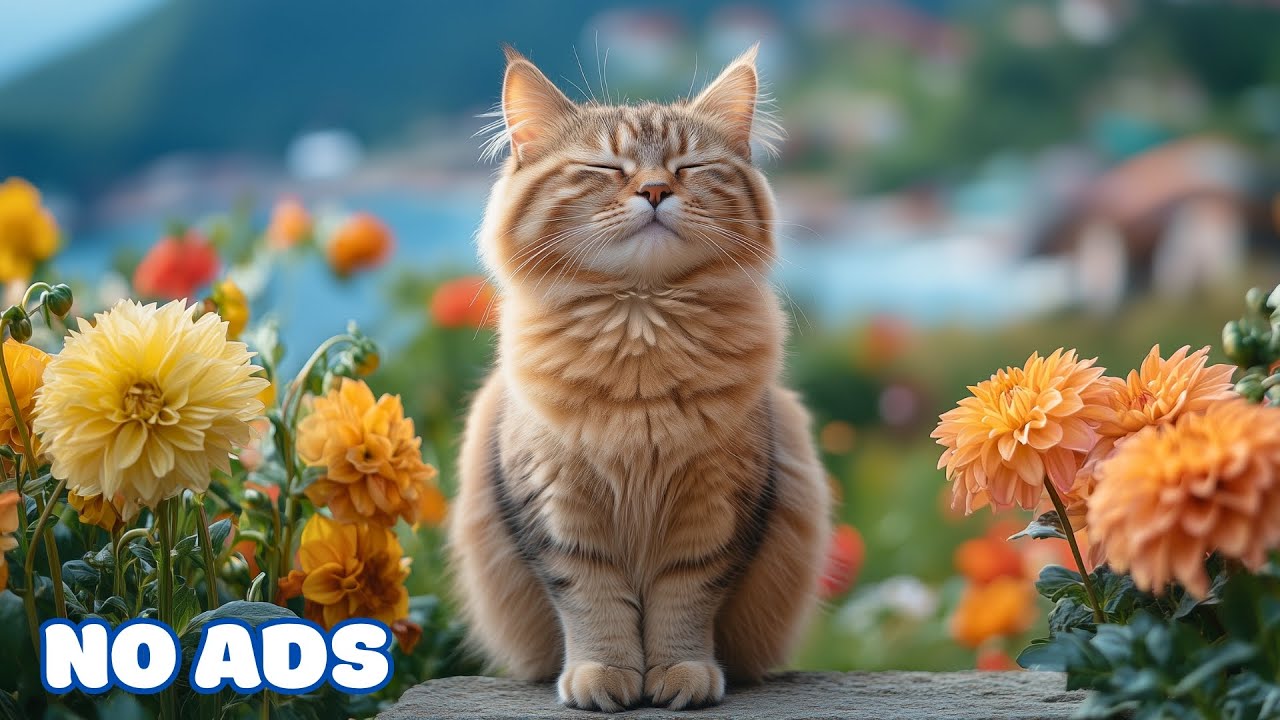 12 Hours Safe Space Music for Cats 🐈 Soothing Tones to Reduce Anxiety ♬ Relaxing Music for Cats
