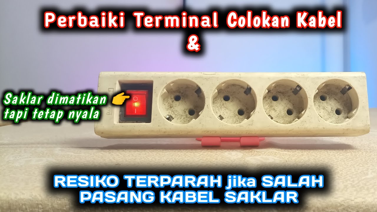 Cara Memperbaiki Kabel Roll Yang Rusak | Memperbaiki Roll Kabel Saklar Rusak