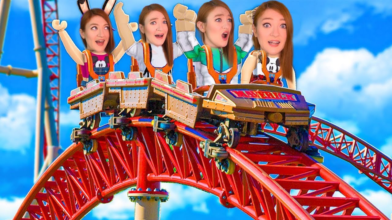 ניסיתי 20 אטרקציות שונות! פארק שעשועים - כל הפרקים